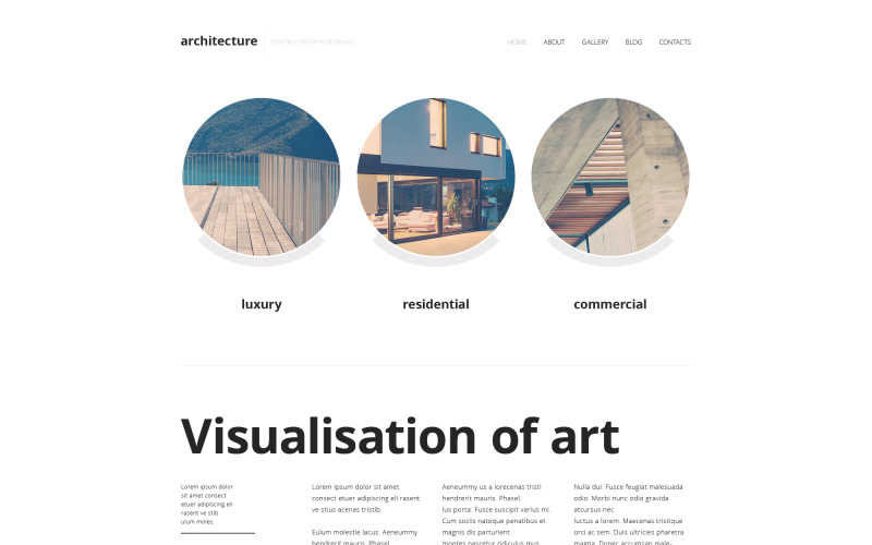 Free Drafting Responsive site Template TemplateMonster