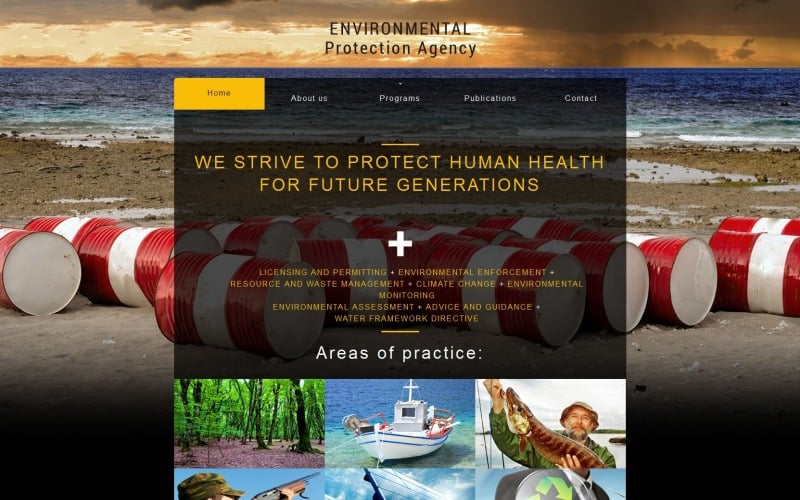 Free Environmental Responsive Website Design