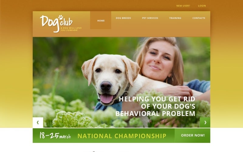 Free Kennel Responsive Website Template