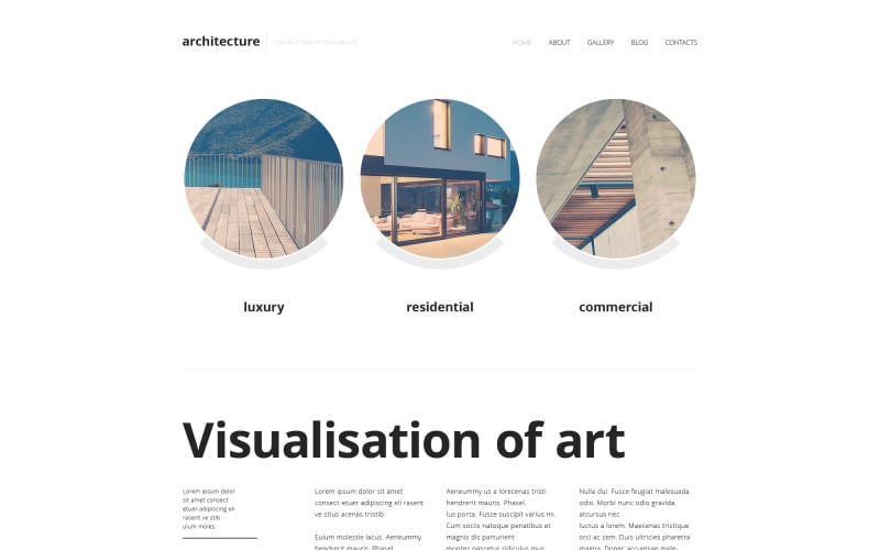 Kostenlose Vorlage für eine responsive Website