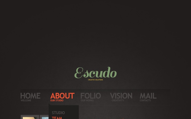 Tema de sitio web gratuito para empresa de diseño