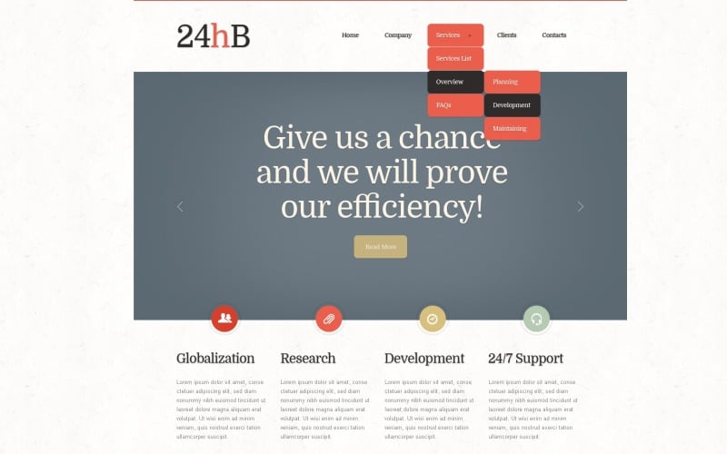 Diseño de sitio web receptivo de asesor financiero gratuito