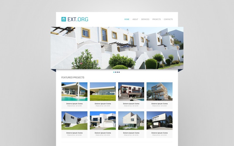 Kostenlose Verfassungsdesign-Website-Vorlage