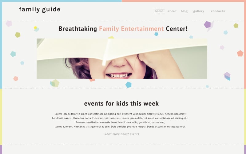 No-Cost Family Center Responsive Website Template