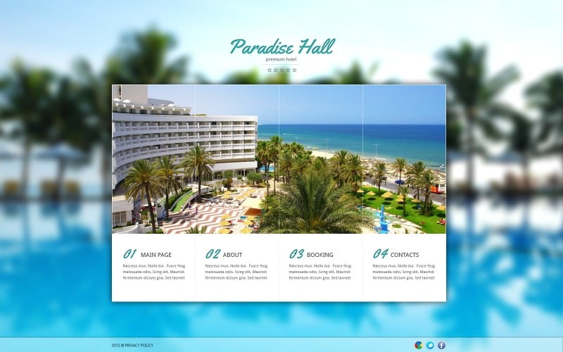 28+ Free Hotels HTML Website Templates - TemplateMonster