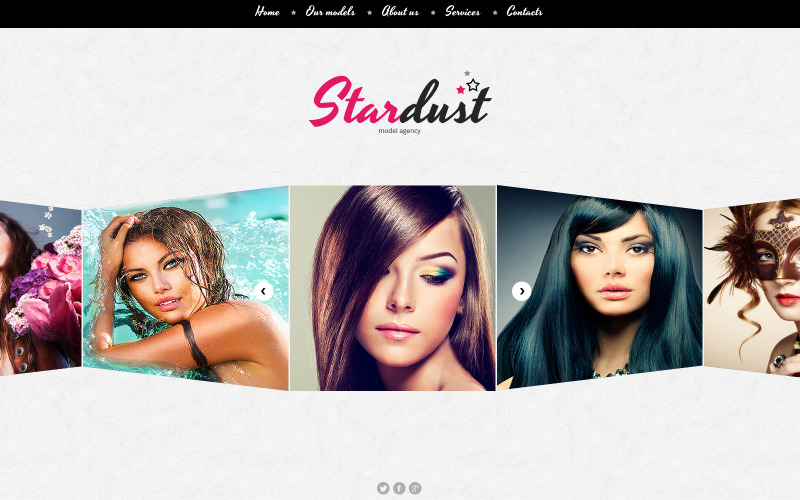 Modello gratuito di agenzia di siti web per agenzie di modelli
