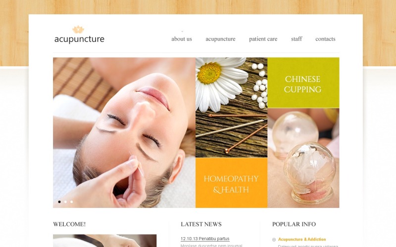 Thème de site Web de soins de santé gratuit