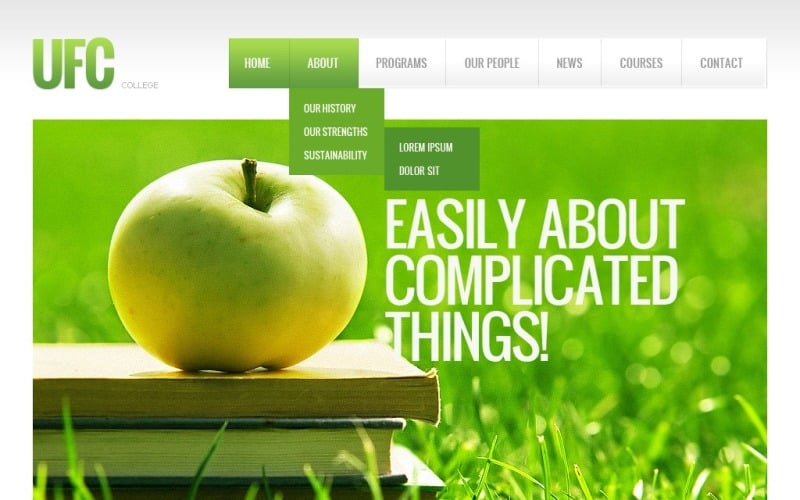 Free Educational Responsive Website Template