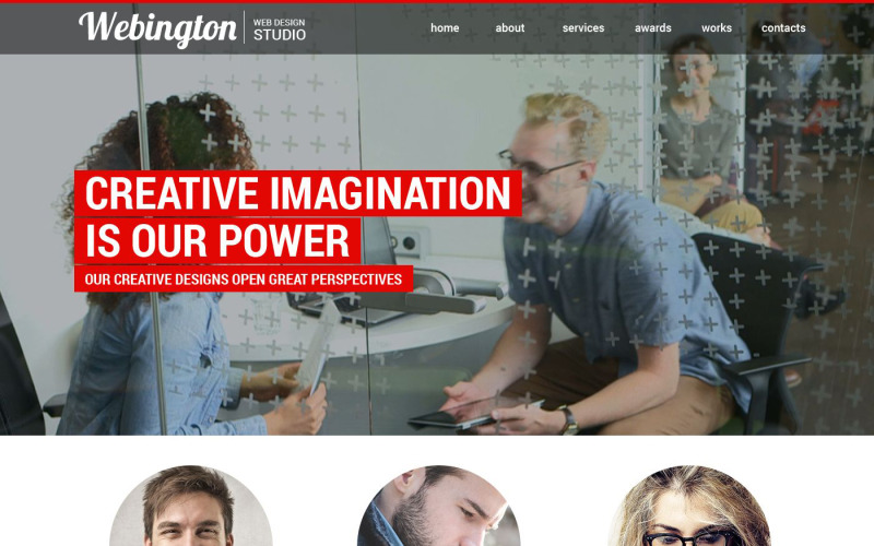 Gratis Web Studio webbplatsmall