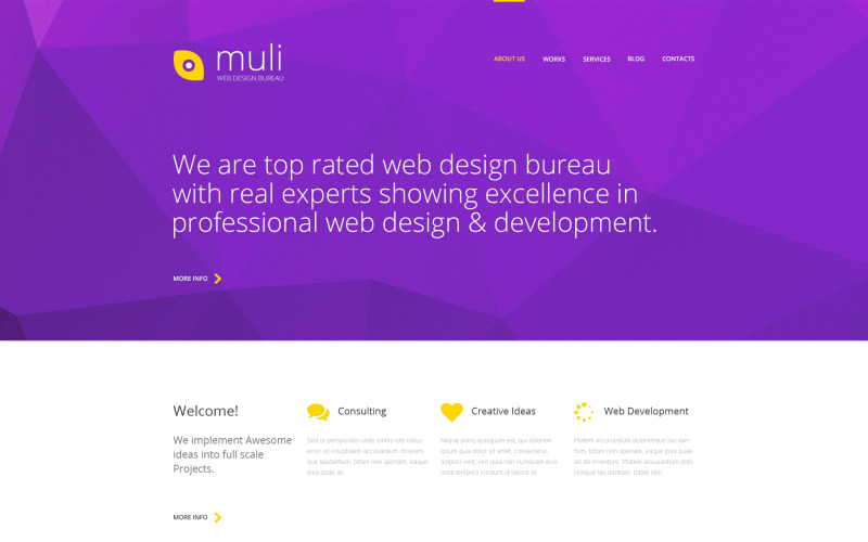 Ingyenes webdesign reszponzív webhelysablon
