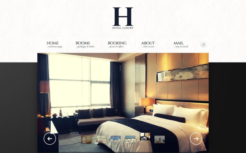 Free Hotel & Resort Website Theme