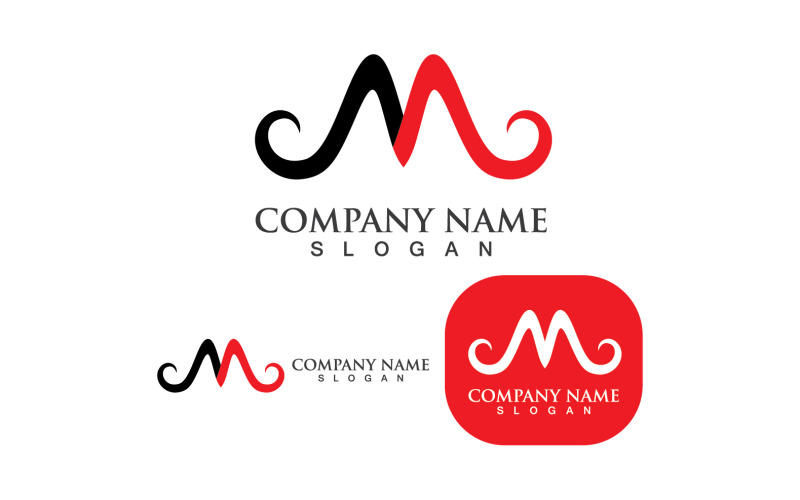 M Logo e simbolo Vector Logo Business V2