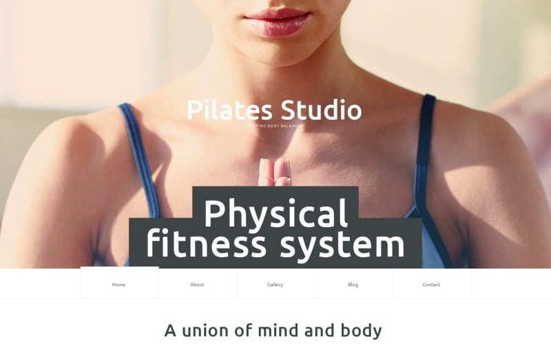 免费瑜伽响应式网站模板