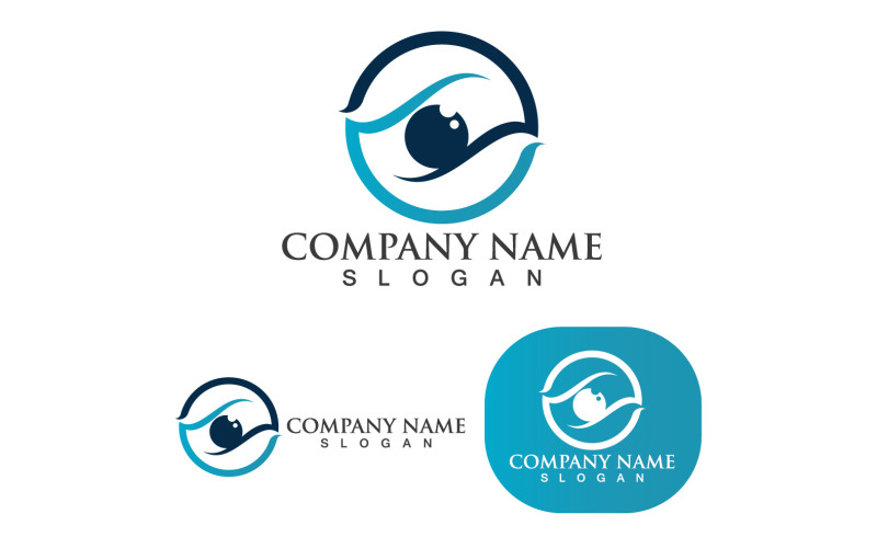 Eye Care Logo Template Vector V5