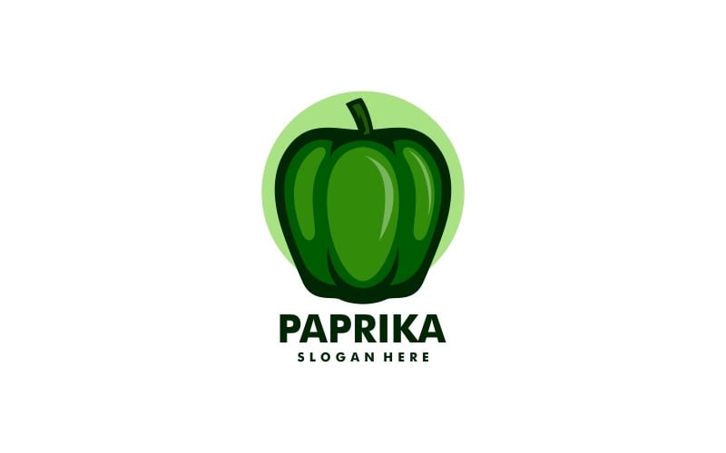 Logo mascotte semplice paprika
