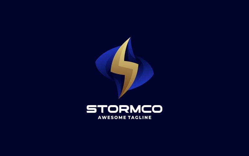 Storm Gradient Logotyp Mall