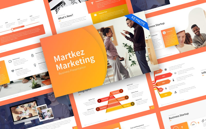 Martkez Business Marketing Keynote Template