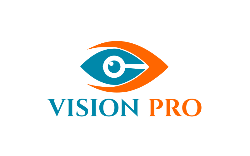 Plantilla de logotipo de diseño personalizado simbólico de ojo 3