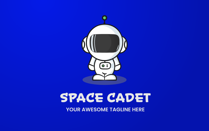 Prosty nowoczesny szablon logo Space Cadet
