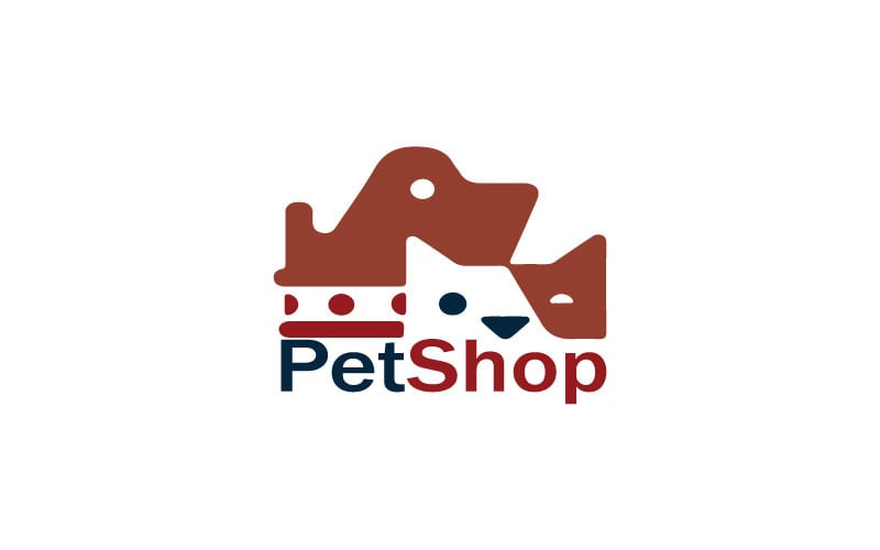 Šablona návrhu loga PetShop