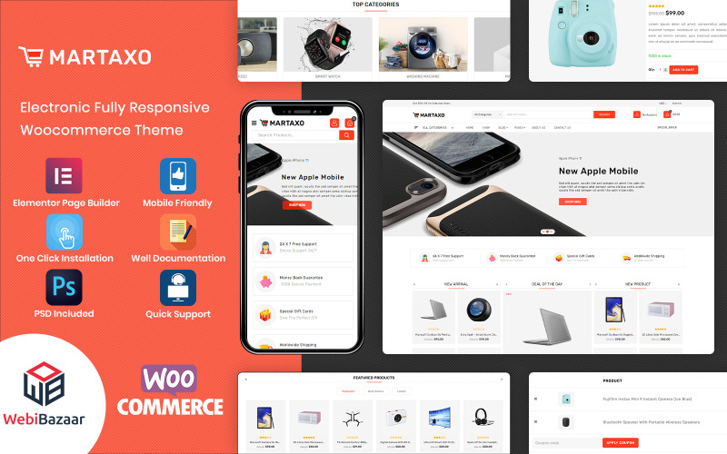 Martaxo — многоцелевая тема WooCommerce для супермаркетов