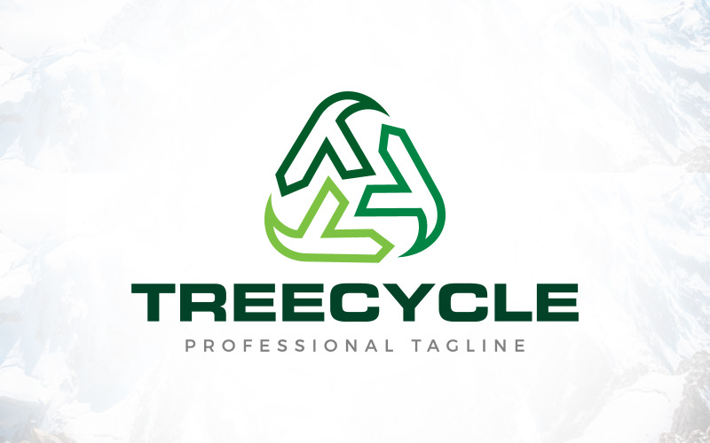 Diseño de logotipo de triciclo de letra T