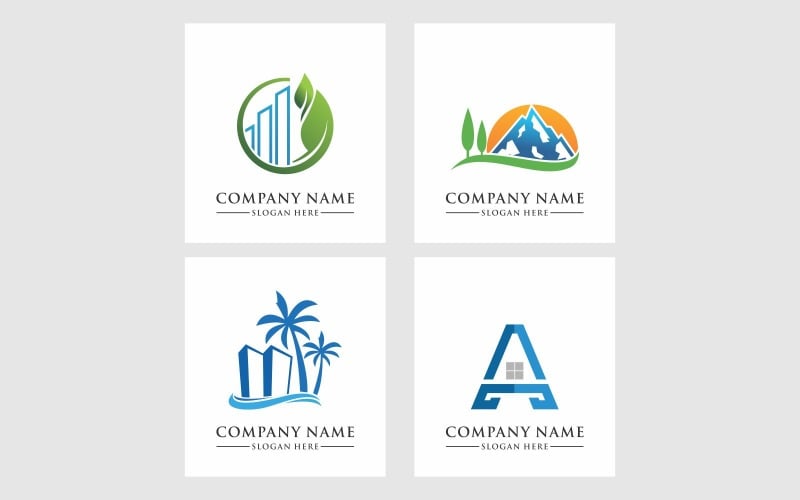 Дизайн шаблона домашнего логотипа