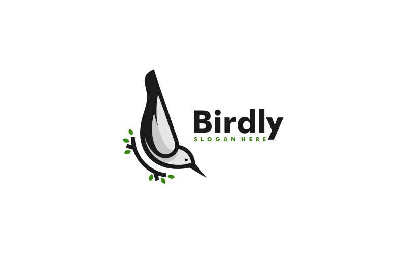 Vector Vogel Mascotte Logo Ontwerp