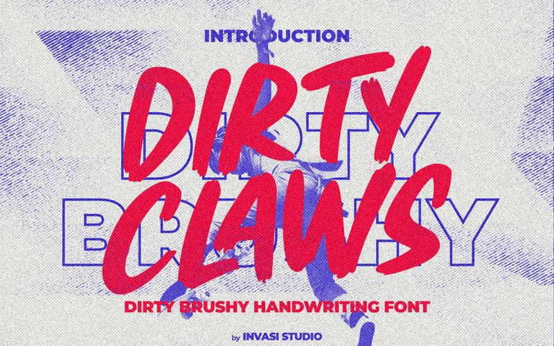 Dirty Claws - Brushy Display Font