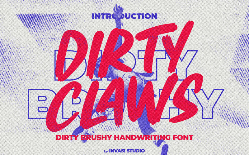 Dirty Claws – Kefes kijelző betűtípus