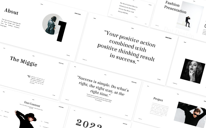 Modello di presentazione di Miggie Keynote