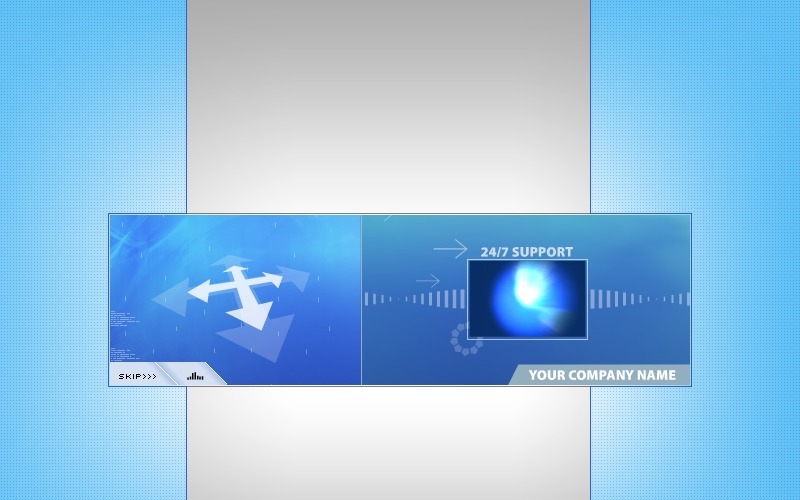 Hosting Flash Intro Template 2506 TemplateMonster