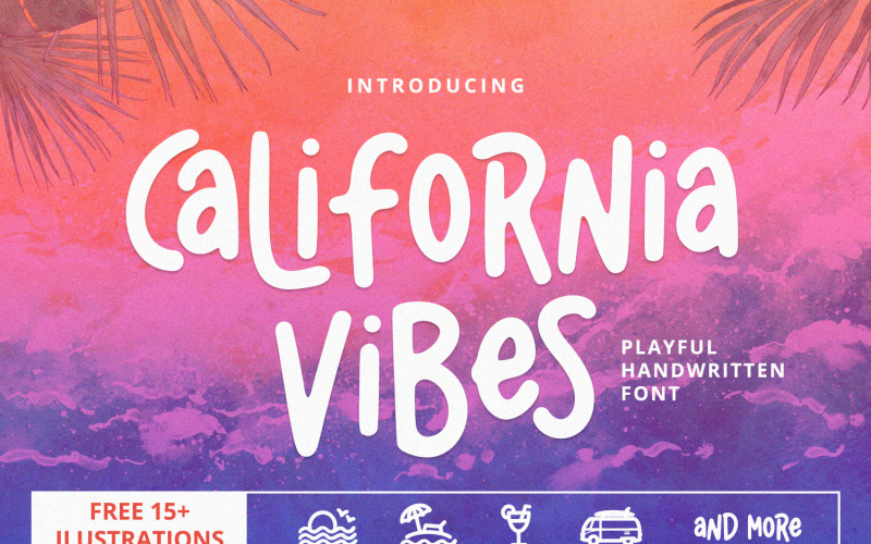 California Vibes - Speels handgeschreven lettertype