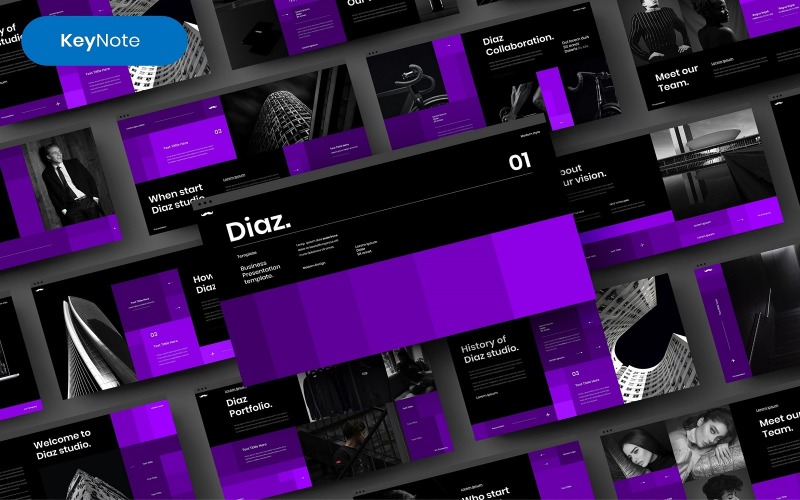 Diaz – Keynote İş Şablonu