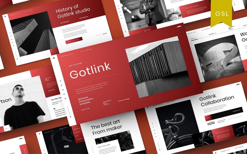 Gotlink - Modello di diapositiva Google aziendale