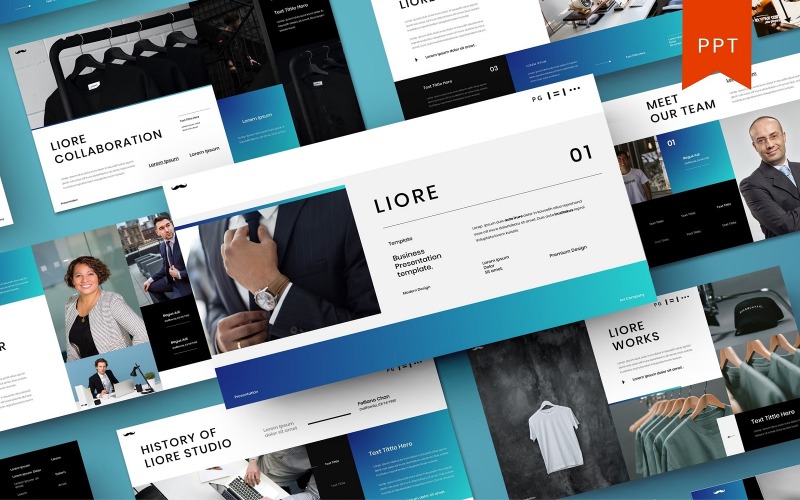 Liore – Biznes Szablon PowerPoint