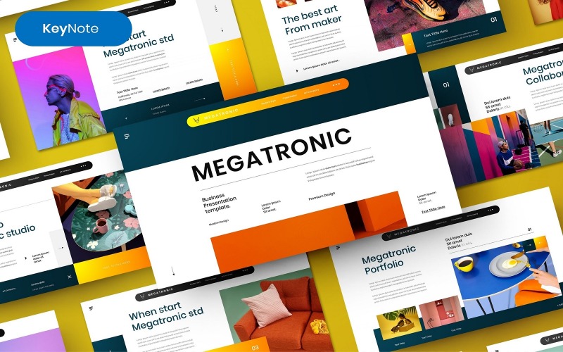 Megatronic – 商业主题演讲模板