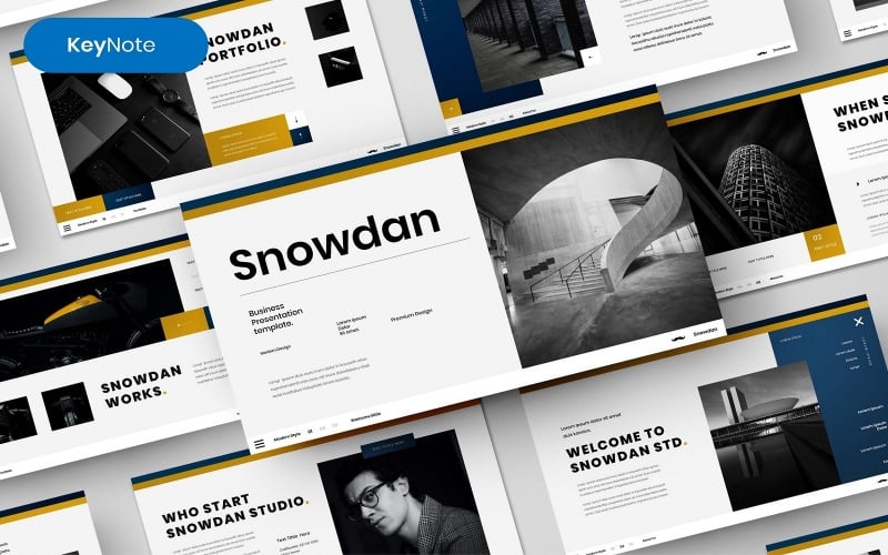 Snowdan – Modello di nota chiave aziendale