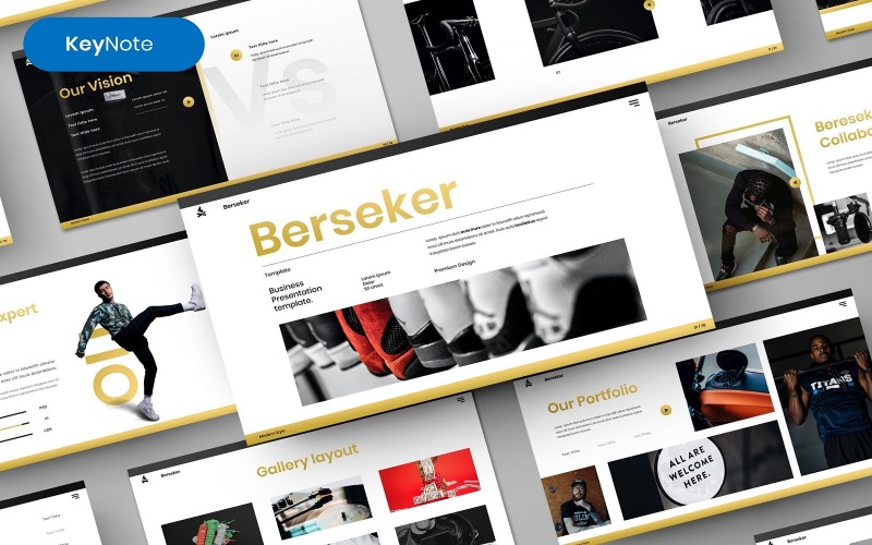 Berseker — Шаблон бизнес-презентации