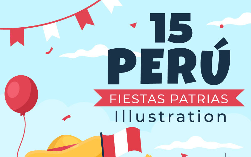 15 Fester Patrias Peru Illustration