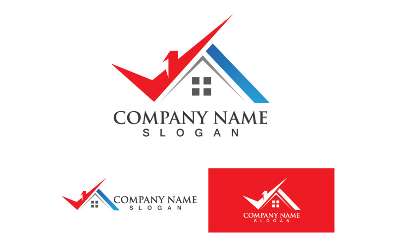 Maison Et Maison Bâtiment Logo Et Symbole Vecteur V30