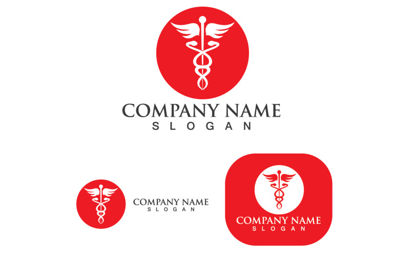 Medical Snake Icon Vector Illustration Design V8