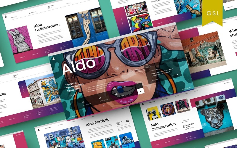 Aldo - Business-Google-Folienvorlage