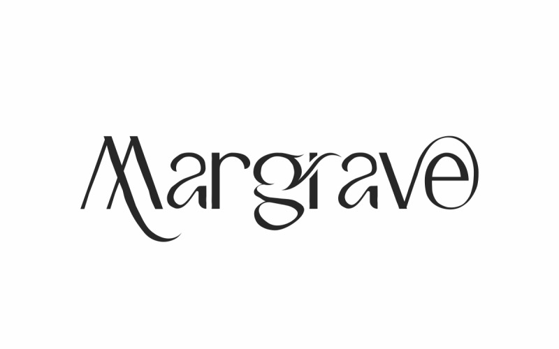 Fonte de Exibição Moderna Margrave