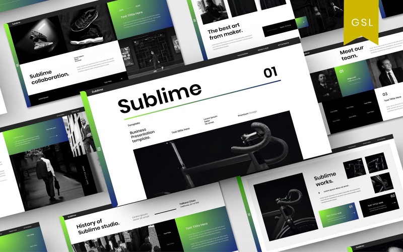 Sublime – бізнес-шаблон слайдів Google