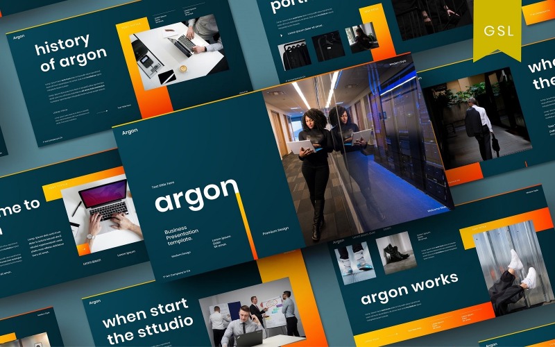 Argon – üzleti Google diasablon