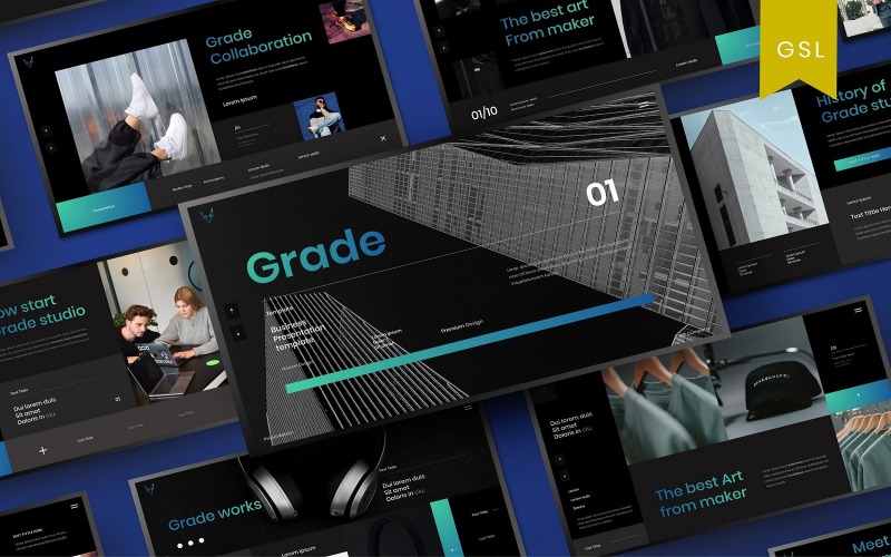 Note - Modèle de diapositives Google pour les entreprises