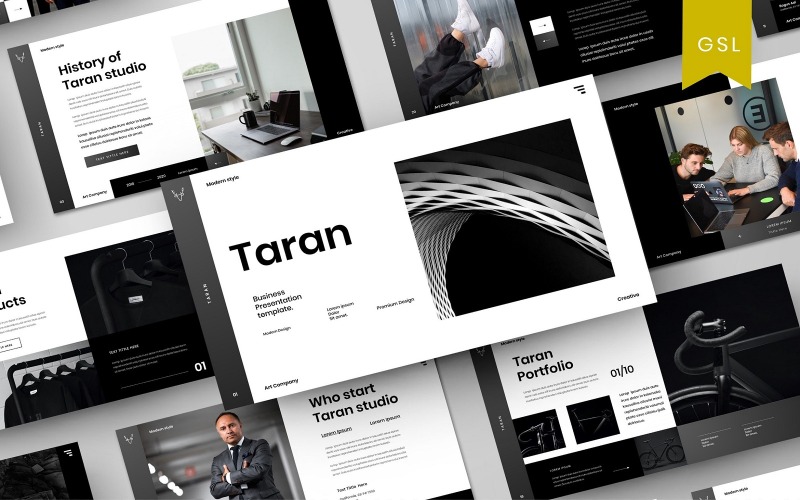 Таран – бізнес-шаблон слайдів Google