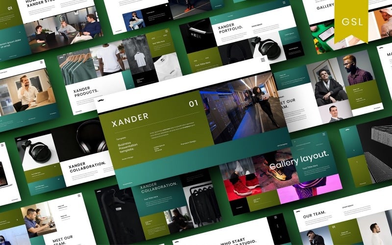 Xander - Business Google Slide Template