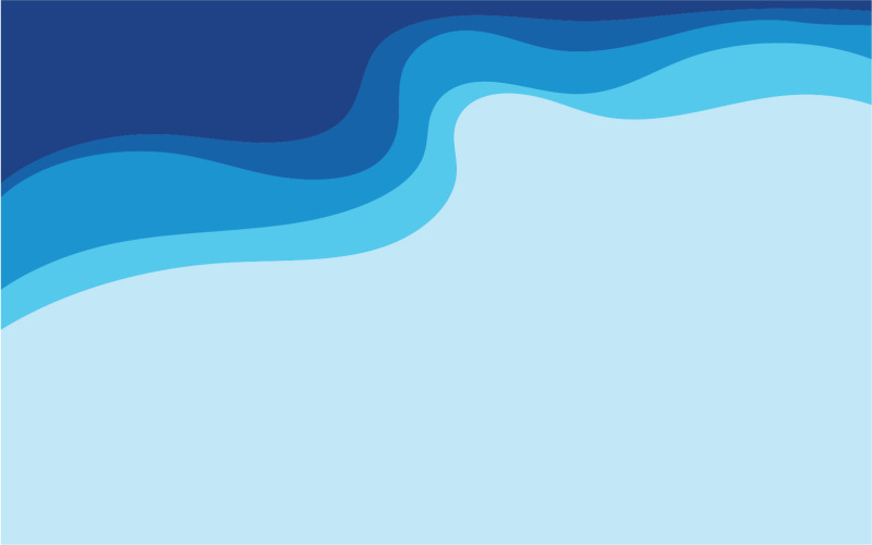 Tło Wave Water Blue Vector Design V4